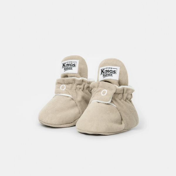 Kings & Rebels Gamuza Classic Babyschuhe - Ivory - Makimo - Smart Kids