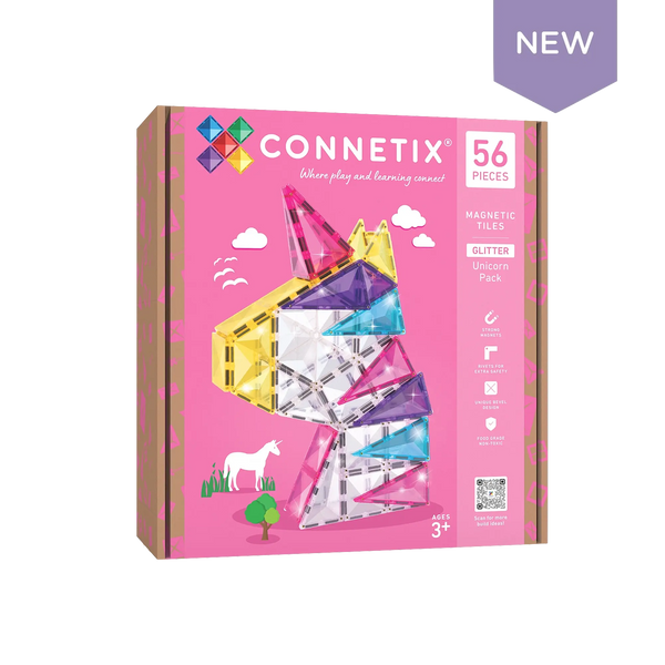 CONNETIX Glitter Unicorn Pack 56-teiliges Set