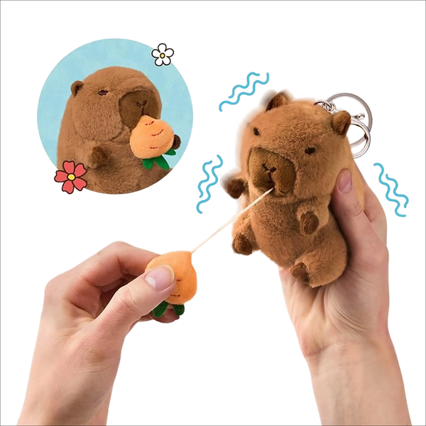 CP HS-6 Aufzieh-Knuddel-Capybara mit Frucht