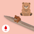 LEGAMI Gelstift mit Tierdeko "Lovely Friends" – Teddy Bear