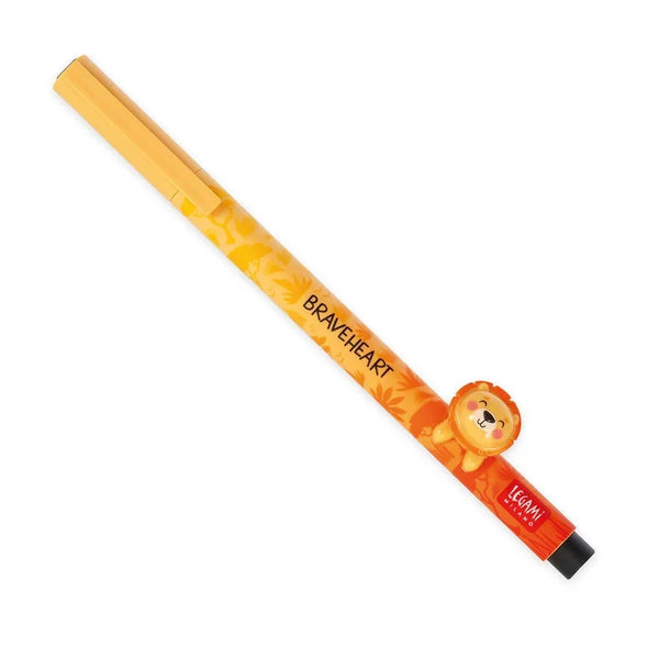 LEGAMI Gelstift mit Tierdeko "Lovely Friends" - Löwe - Makimo - Smart Kids