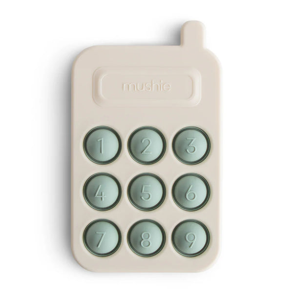 Mushie - Phone Press Toy – Cambridge Blue