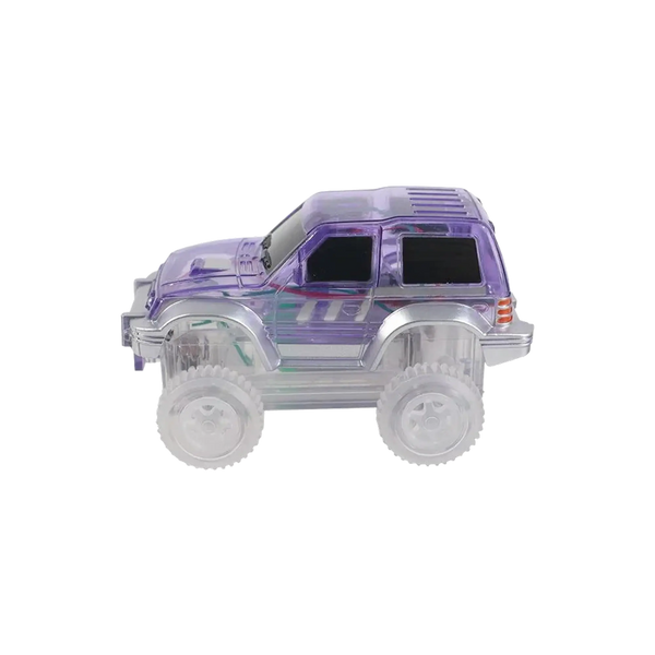 Cleverclixx - Racerbanebil - Pastel lilla