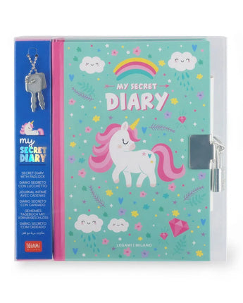 LEGAMI Geheimtagebuch mit Schloss - My Secret Diary - Einhorn