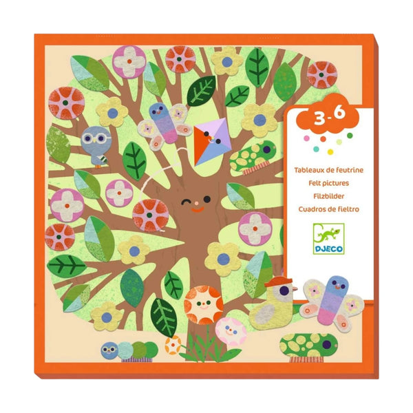 Djeco Basteln Jahreszeiten 4 Bäume Filz Set ab 3J - Makimo - Smart Kids