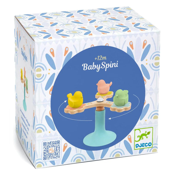 Djeco BabySpini Holz Spinner Saugnapf ab 12 Monate - Makimo - Smart Kids