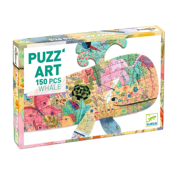 DJECO Puzz'Art Wal - 150 Teile Silhouetten-Puzzle ohne Ecken - Makimo - Smart Kids