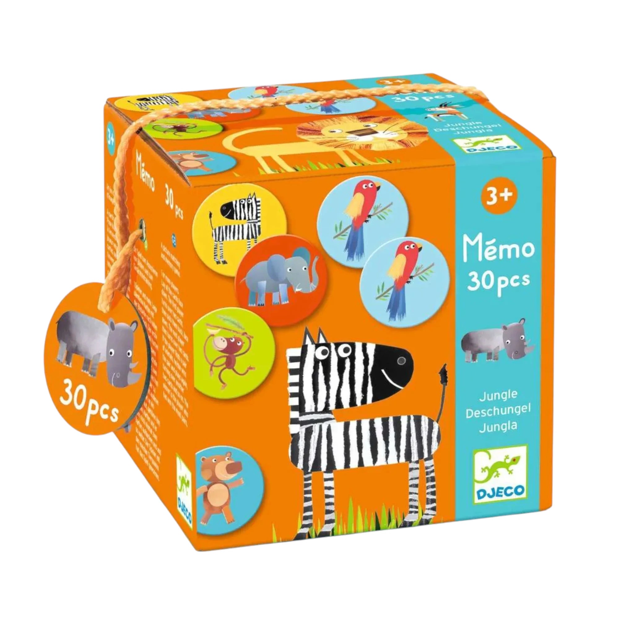 DJECO - Lernspiele Memo Dschungel - Gedächtnisspiel - Makimo - Smart Kids