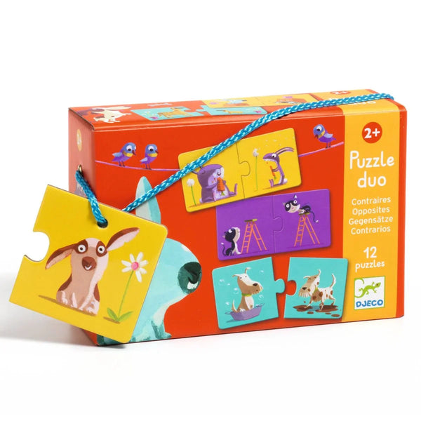 DJECO - Lernspiel: Puzzle duo "Gegenteile" - Makimo - Smart Kids