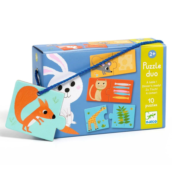 DJECO - Lernspiel: Puzzle duo "Was esse ich?" - Makimo - Smart Kids