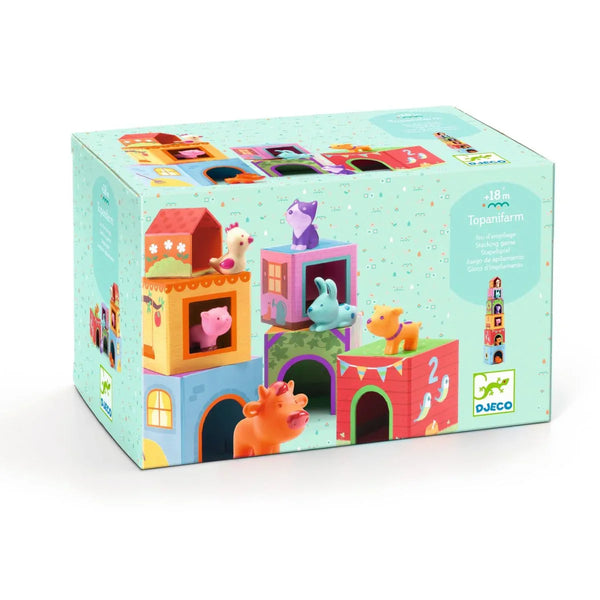 DJECO -Stapelspielzeug "Topanifarm" - Makimo - Smart Kids