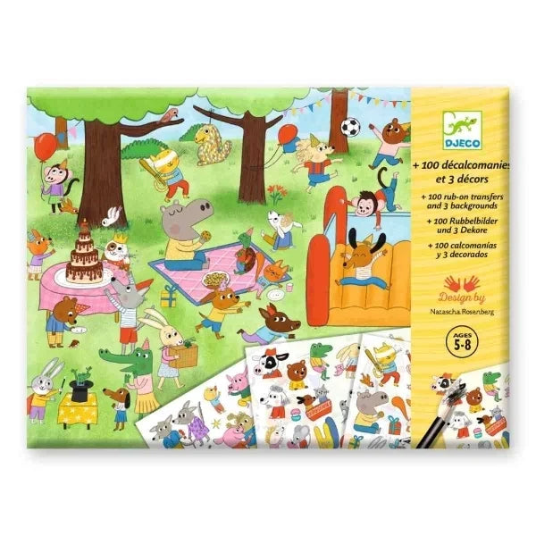 DJECO - Rubbelbilder: Party Time - Makimo - Smart Kids