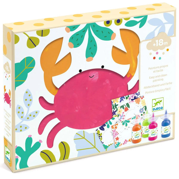 DJECO - Bastelpackung 18+: Fingerfarben - Makimo - Smart Kids