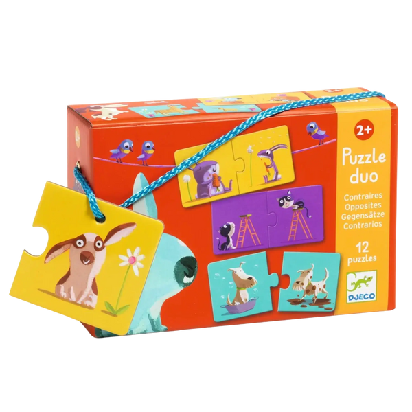 DJECO - Lernspiel: Puzzle duo "Gegenteile"