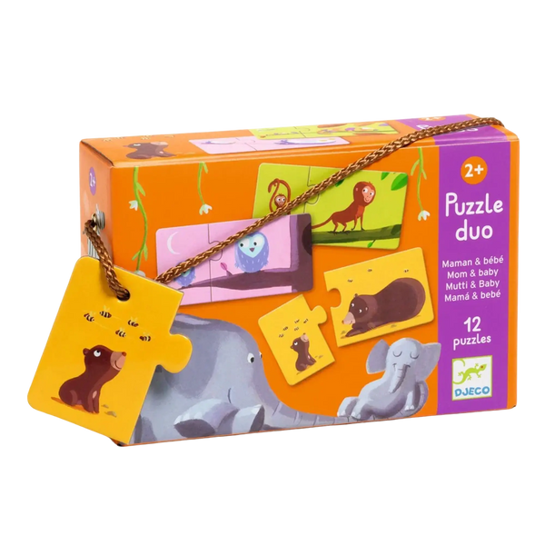DJECO - Lernspiel: Puzzle duo "Mami & Kind"
