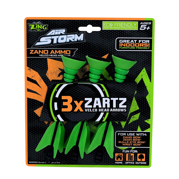 Air Storm Velcro Arrows – Ersatzpfeile für Bullz Eye Bow - 3er Set