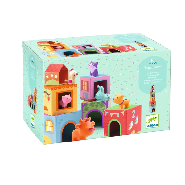 DJECO -Stapelspielzeug "Topanifarm"