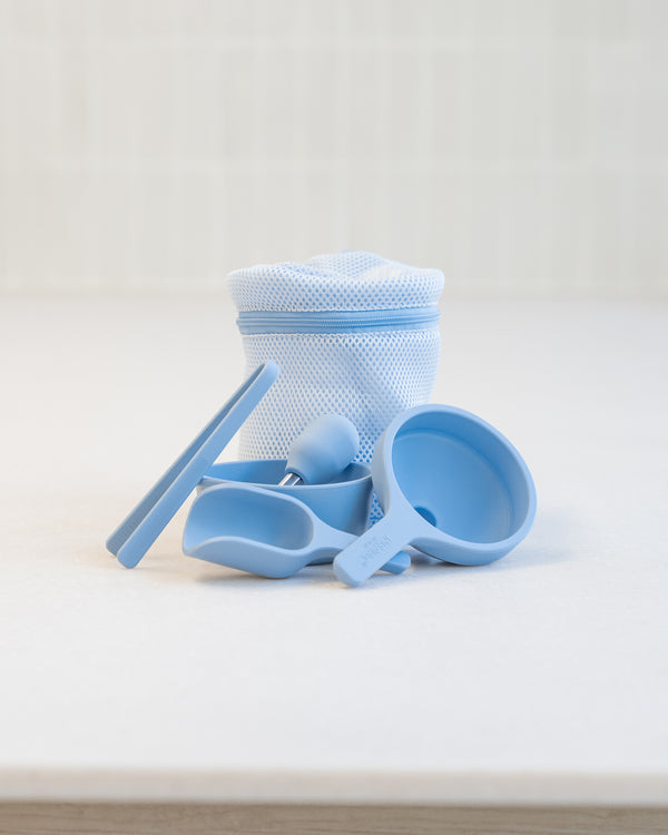 INSPIRE MY PLAY Starter Tool Kit – Sensorikspielzeug Set in Blau