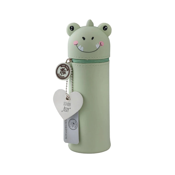 Lulubug Handmade - Silikon Federmäppchen Dino Rexy - Makimo - Smart Kids