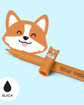 LEGAMI Löschbarer Gelstifte "Erasable Pen" - Corgi