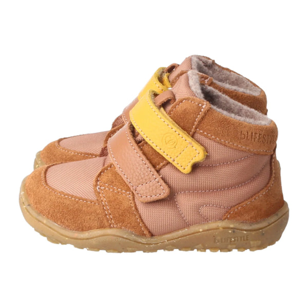 bLIFESTYLE biberSTYLE TEX haselnuss - Bio-Leder Textil Kinderschuhe mit Wollvlies - Makimo - Smart Kids