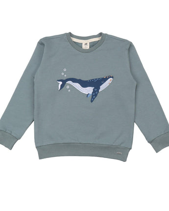 Walkiddy | The Great Whales Sweatshirt aus Bio-Baumwolle