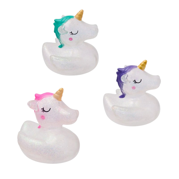 Glitzer-Einhorn Badeente – Magischer Badespaß für kleine Einhornfans