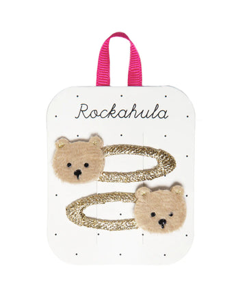 Teddy Bear Haarspangen von Rockahula Kids