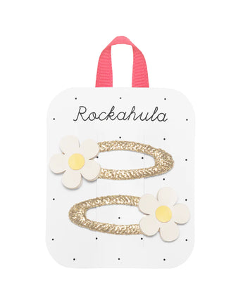 Daisy Daisy Clips – Haarklammern mit Blumenmotiven von Rockahula