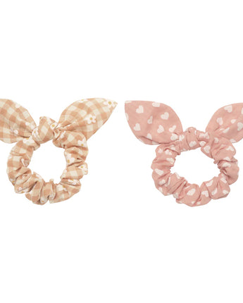 Rockahula - Daisy Gingham Bunny Ears Scrunchies - 2 Stück