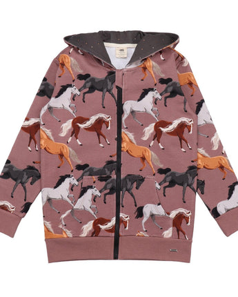 The Majestic Horses - Sweatjacke von Walkiddy