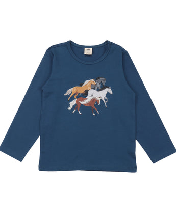 The Majestic Horses - Langarmshirt von Walkiddy