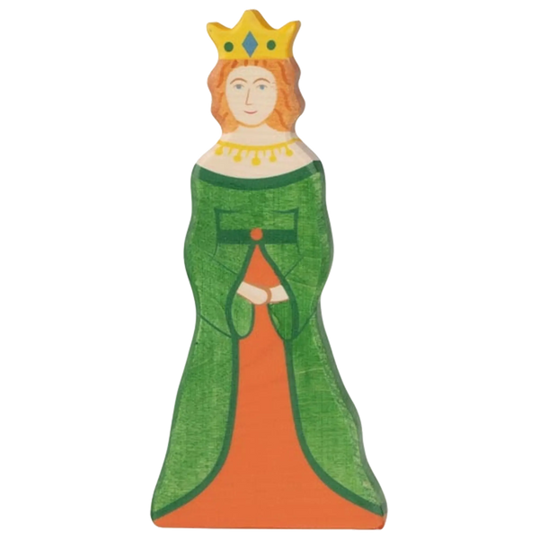 Holztiger Königin – Holzfigur zum Spielen
