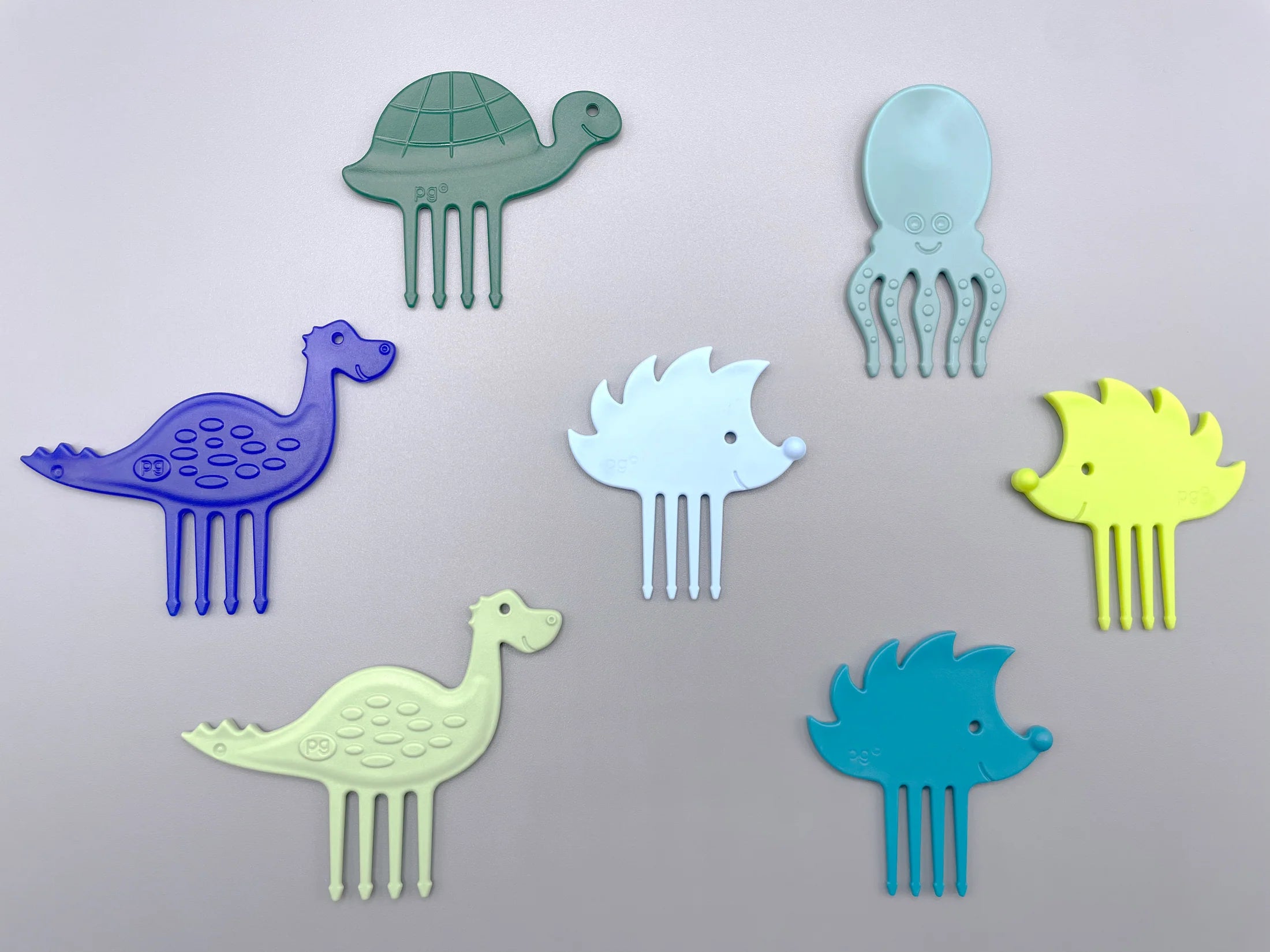 Pieksi und Griffel - Pieksi 7er-Set –  Breeze Buddies 🦔🐢🦕🐙