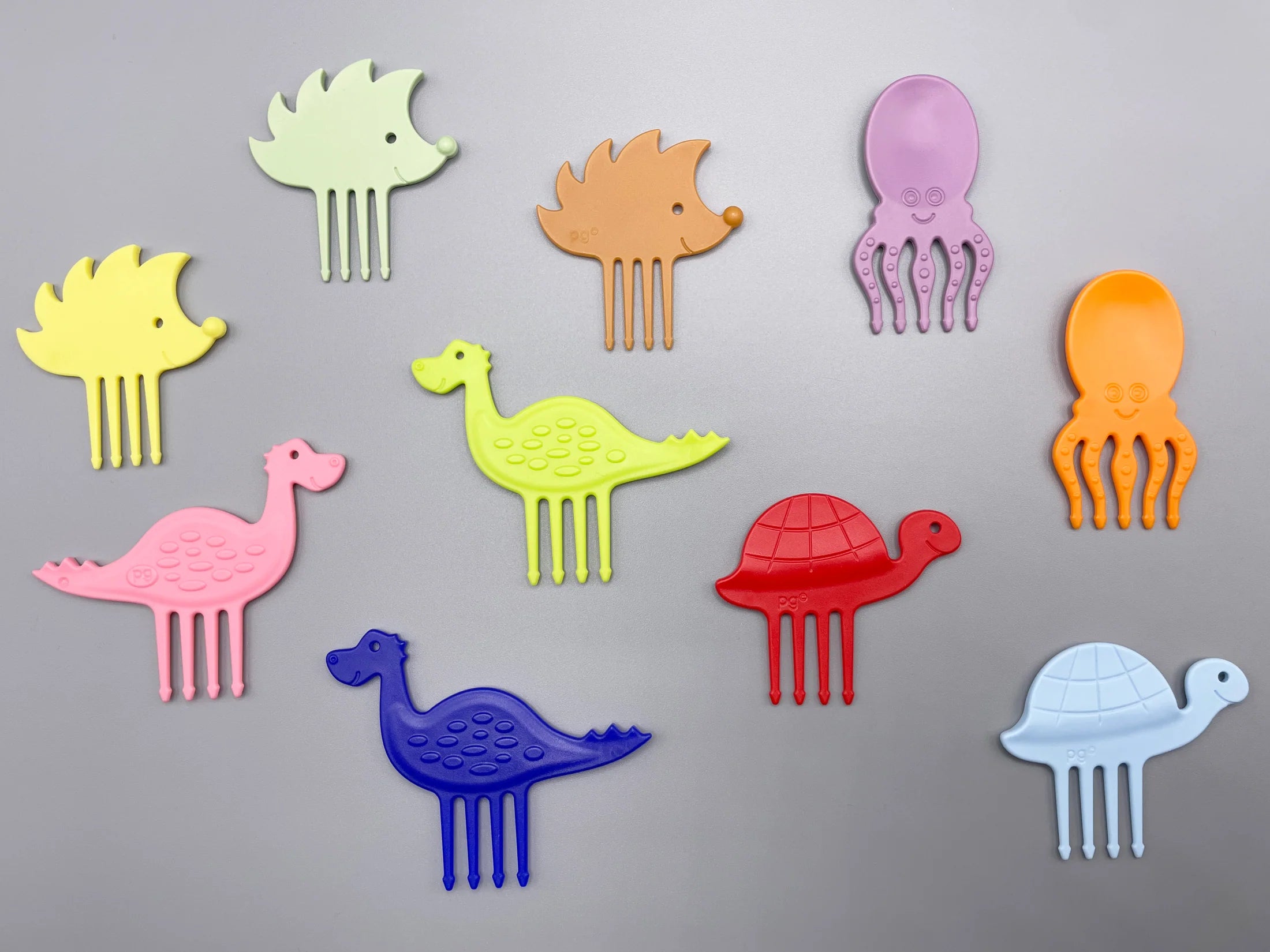 Pieksi und Griffel - Pieksi 10er Set "Toddlers' Ten" 🦔🐢🦕🐙