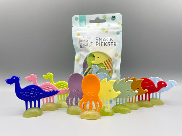 Pieksi und Griffel - Pieksi 10er Set "Toddlers' Ten" 🦔🐢🦕🐙 - Makimo - Smart Kids