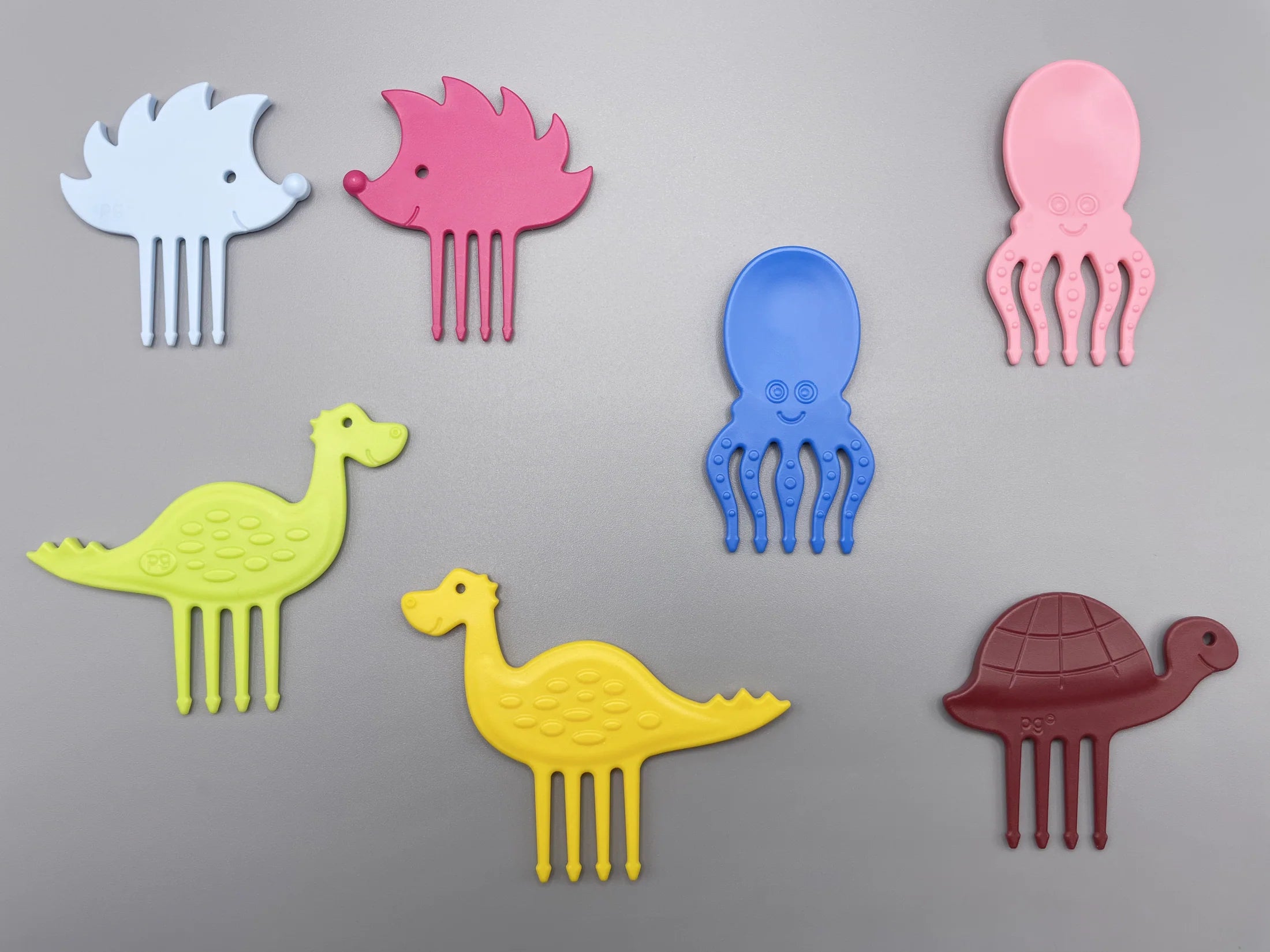 Pieksi und Griffel - Pieksi 7er-Set –  "HAPPY PIEKSIS" 🦔🐢🦕🐙