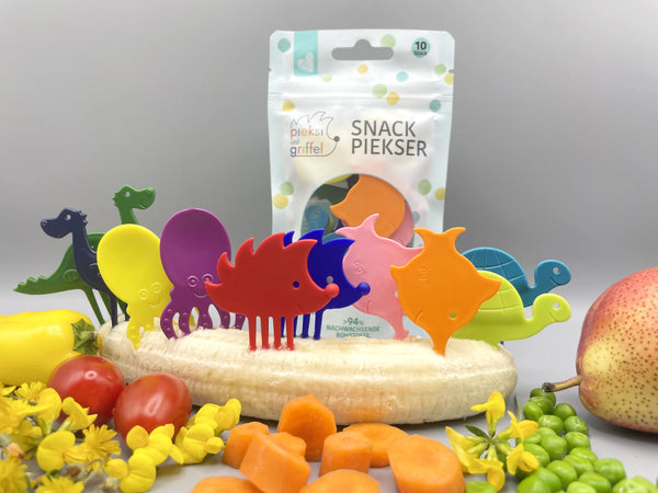 Pieksi und Griffel - Pieksi 10er Set "TROPICAL TEN" 🌴🦔🐢🐟🦕🐙 - Makimo - Smart Kids