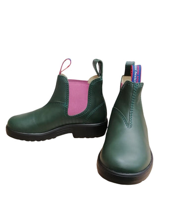 Blue Heeler- OUTBACK KIDS chelsea boots green/mauve