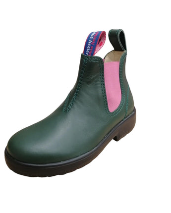 Blue Heeler- OUTBACK KIDS chelsea boots green/mauve