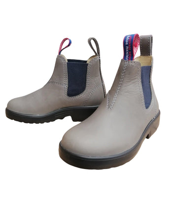 Blue Heeler- OUTBACK KIDS chelsea boots grey/navy