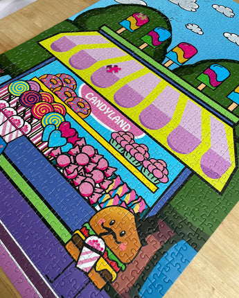 Sunshine Puzzles - CANDYLAND, puslespil med 1000 brikker