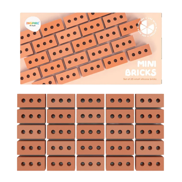 INSPIRE MY PLAY - Sensory Toy Mini Bricks - silikoneklodser