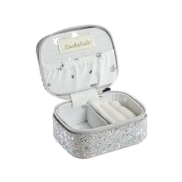 Rockahula - Confetti Glitter Silver Mini Jewellery Box - Makimo - Smart Kids