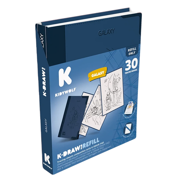 Kidywolf K-DRAW-PAD Nachfüllpack Weltraum