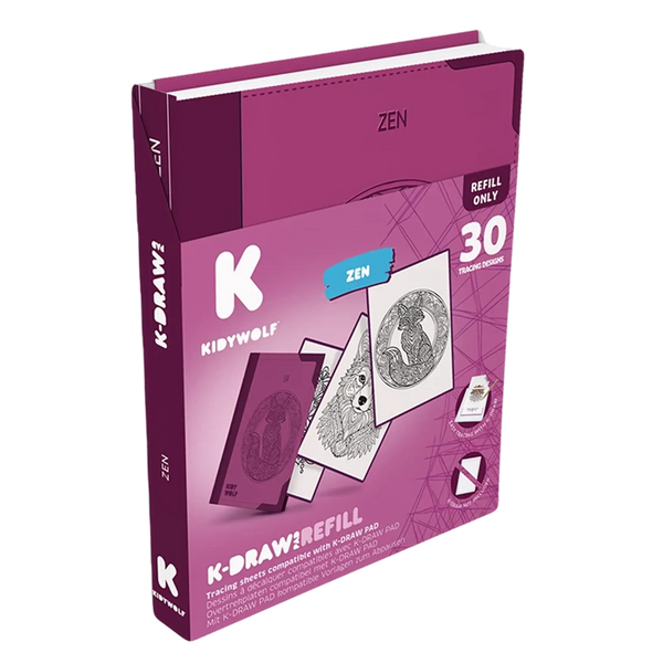 Kidywolf K-DRAW-PAD Nachfüllpack Zen