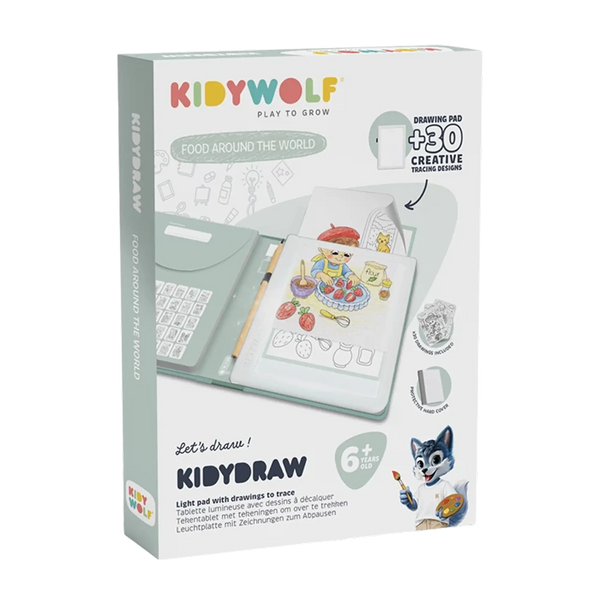 Kidywolf KIDYDRAW-PAD Designtafel Mahlzeiten