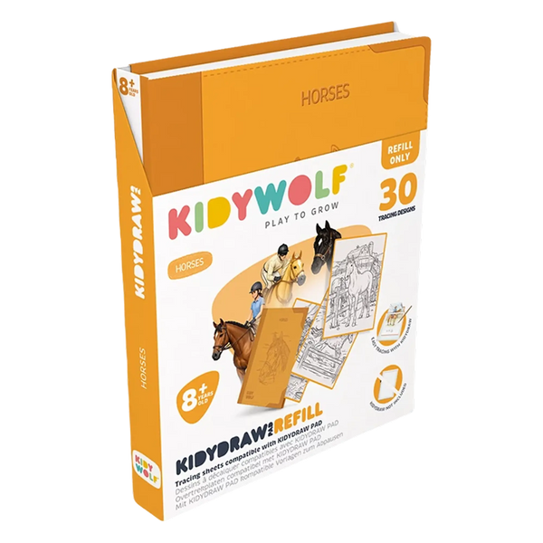 Kidywolf KIDYDRAW-PAD Nachfüllpack Pferde