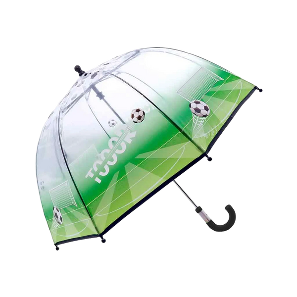 Kinder-Regenschirm - Fußball Motiv