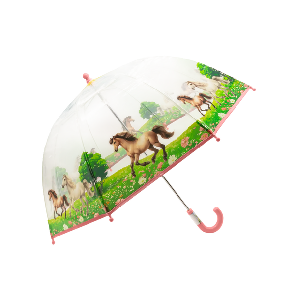 Kinder-Regenschirm - Pferd